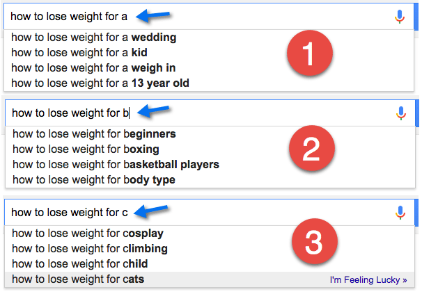 google lose weight