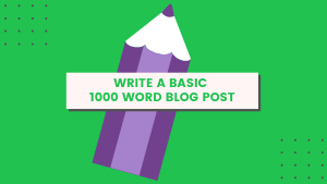 写一篇1000字的博客文章
