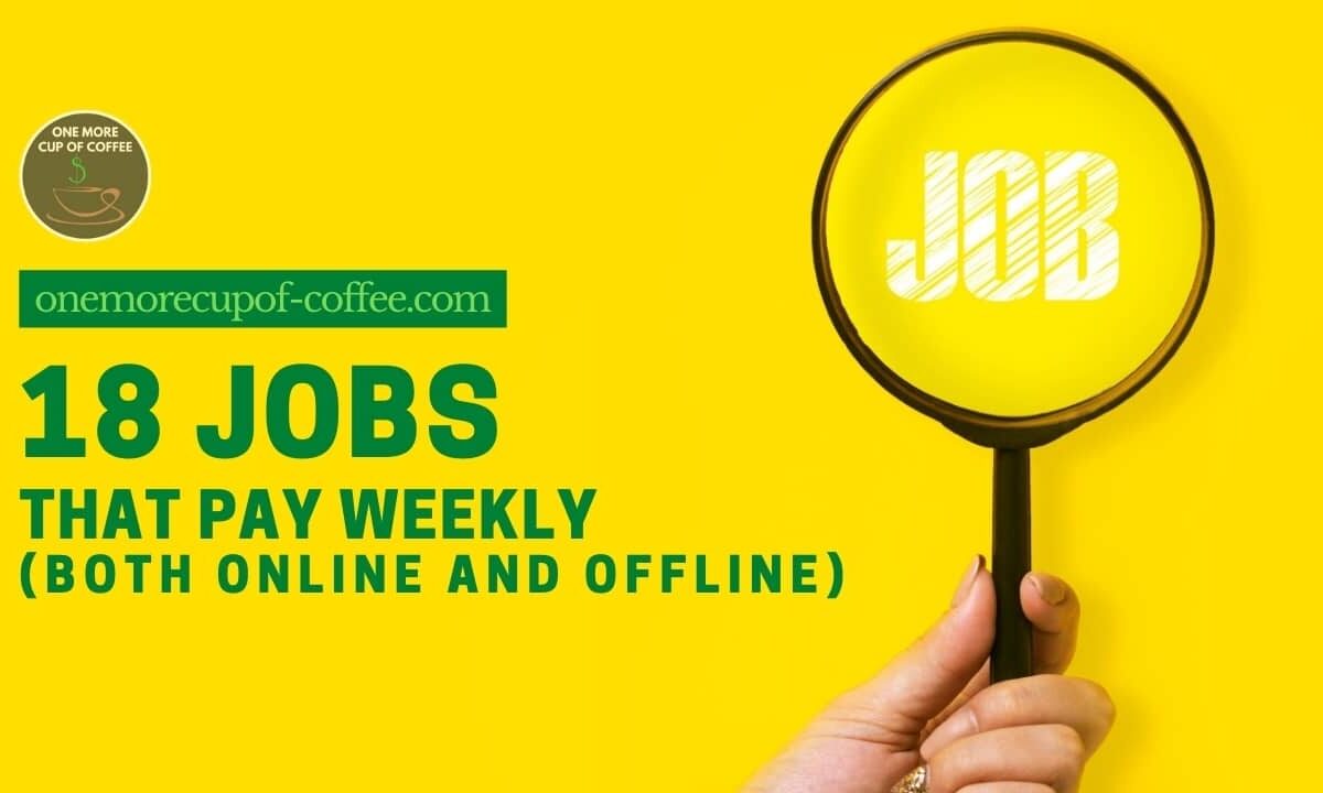 18 Jobs That Pay Weekly (Both Online And Offline) featured image