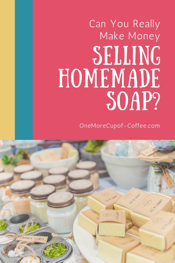 homemade soap and creams on display with the phrase 