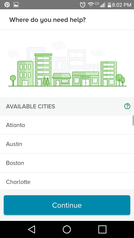 Available Cities In TaskRabbit