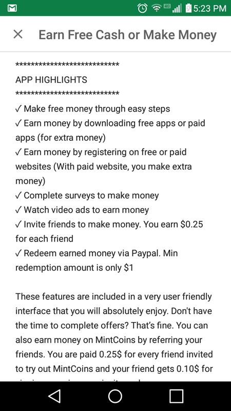 App Highlights For MintCoins