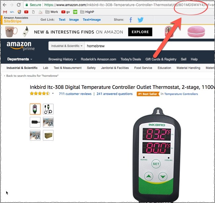 Amazon ASIN Number
