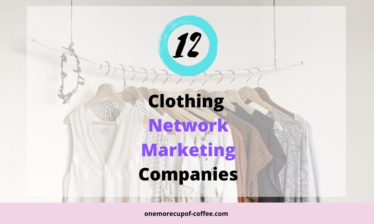 Clothing rack to represent clothing network marketing companies