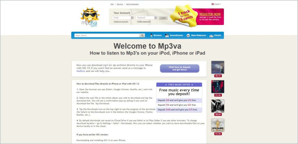 Mp3va.com网页截图