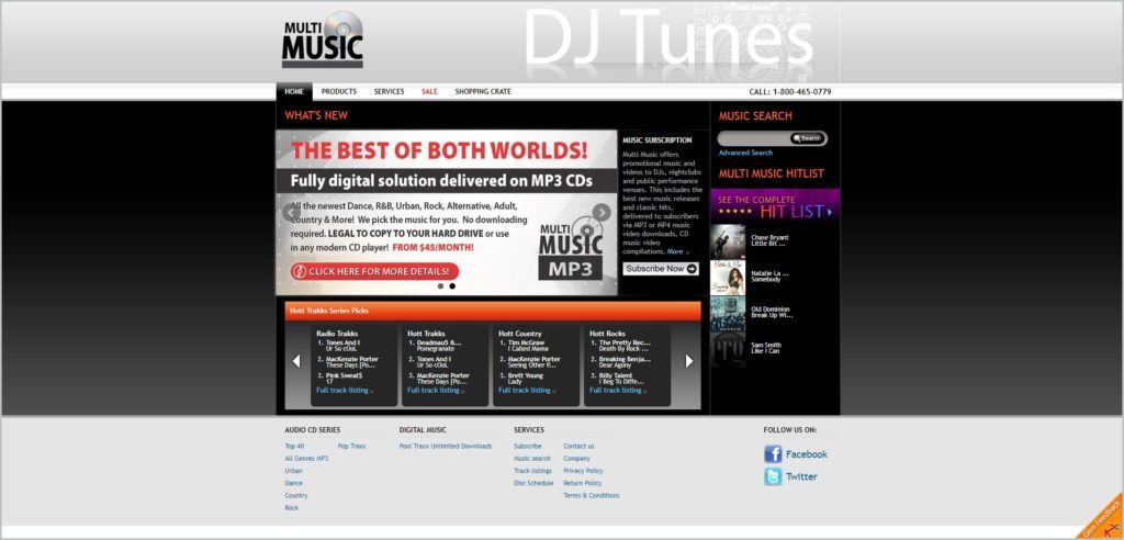 Multi Music网页截图
