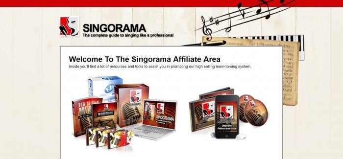 Singorama会员注册页面截图