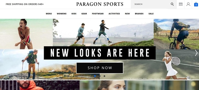 Paragon Sports会员注册页面的截图