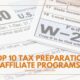 Top 10 Tax Preparation Affiliate Programs featured image