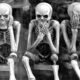 three skeletons representing bad backlinks you want to disavow