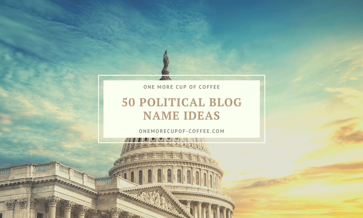 political blog name ideas featured image