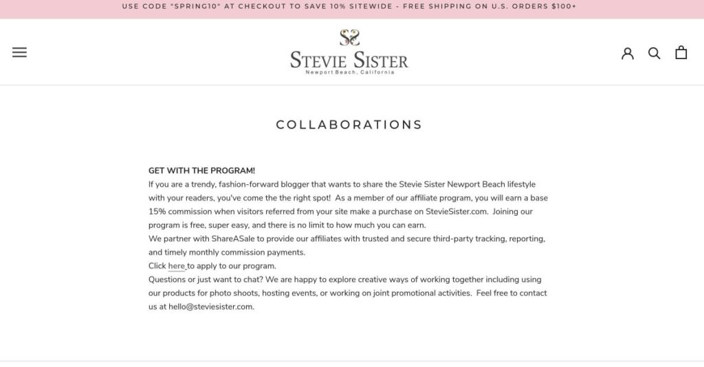 stevie sister collaborations screenshot