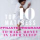 Top 10 Mattress Affiliate Programs To Make Money In Your Sleep feature image