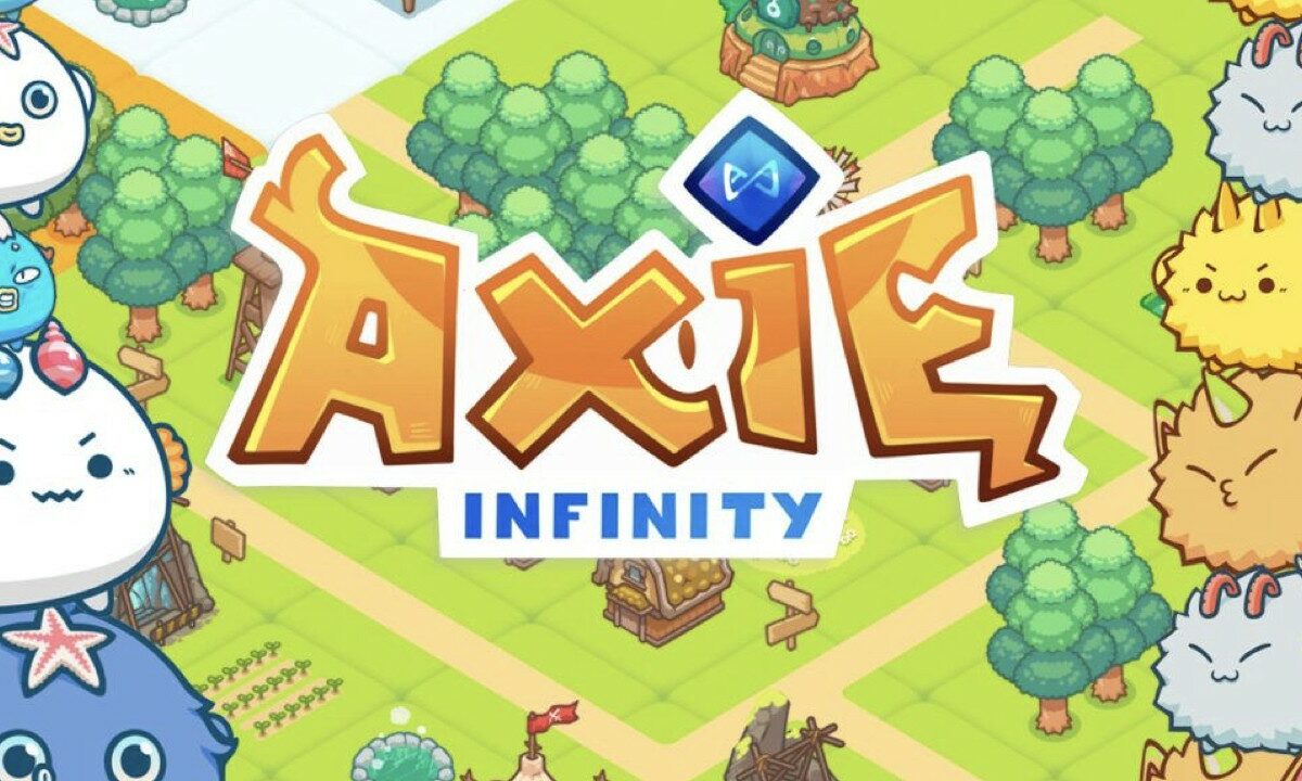 axie infinity home page screenshot title image