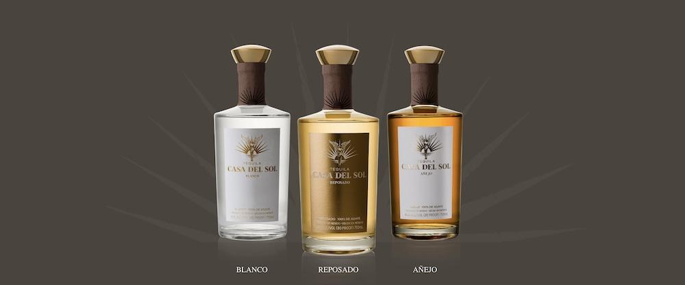 The website of Casa del Sol features bottles of its three varieties.