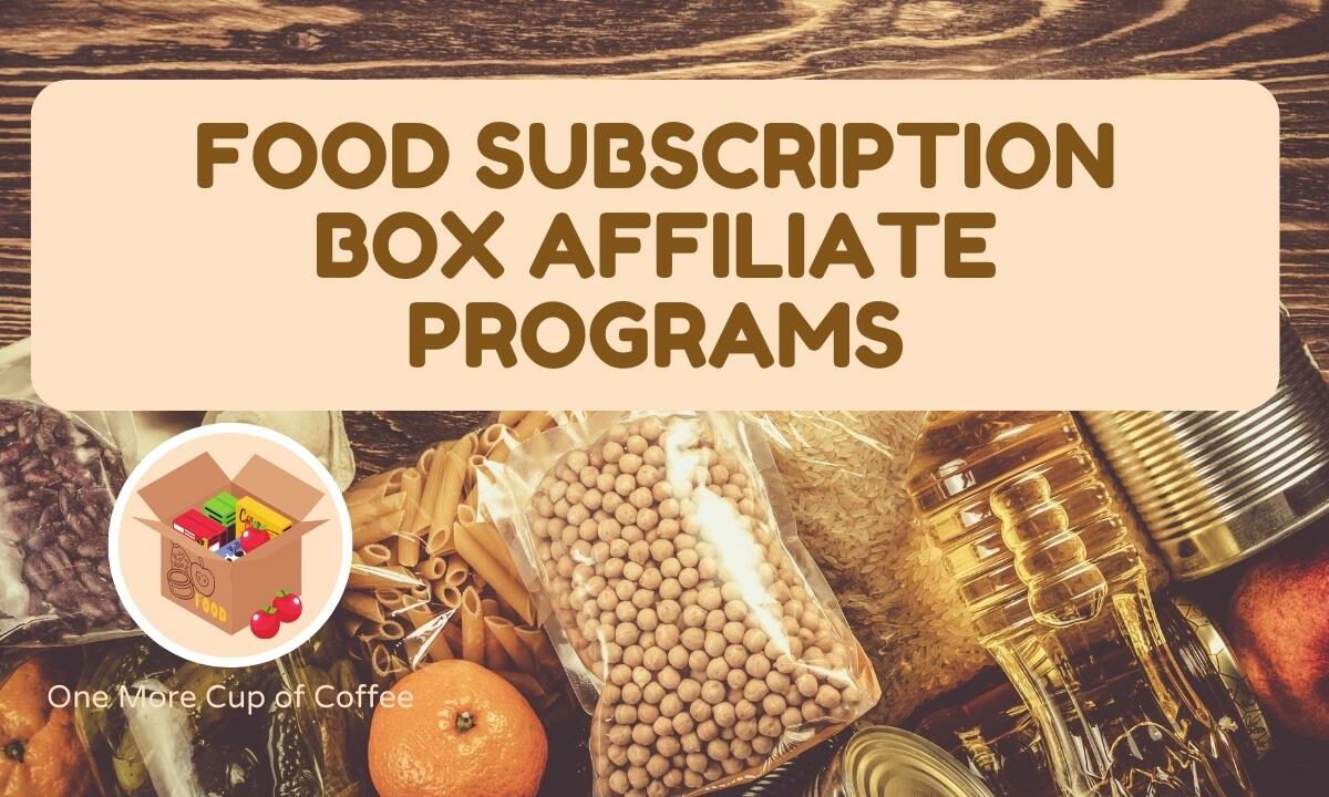 dry goods from a food subscription box