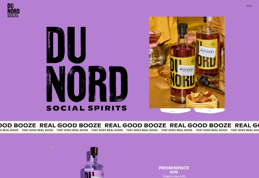 Du Nord Social Spirits homepage