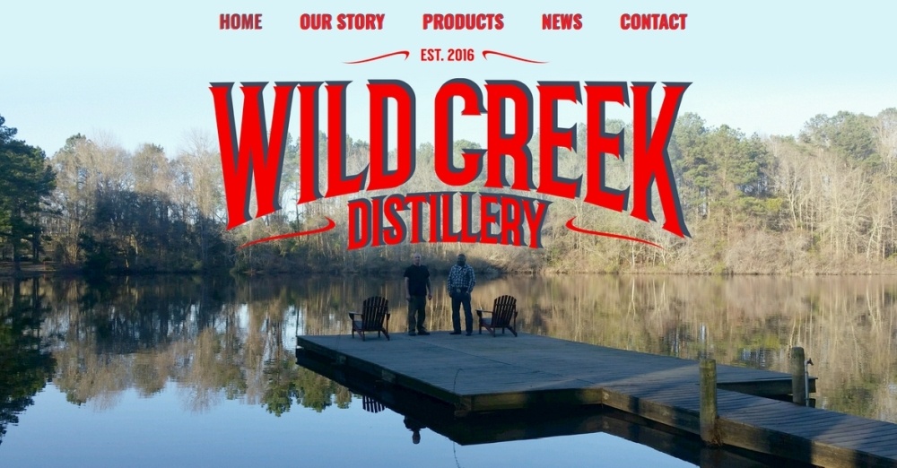 Wild Creek Distillery homepage