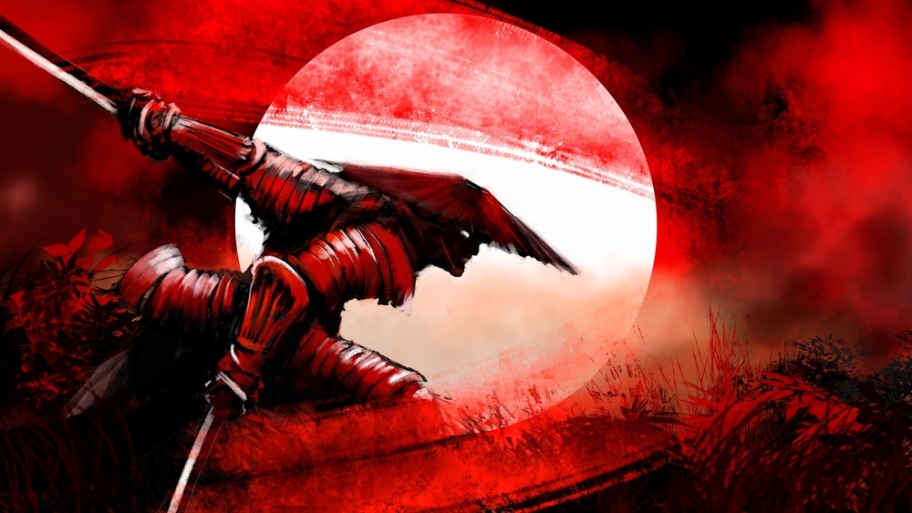 red evil samurai